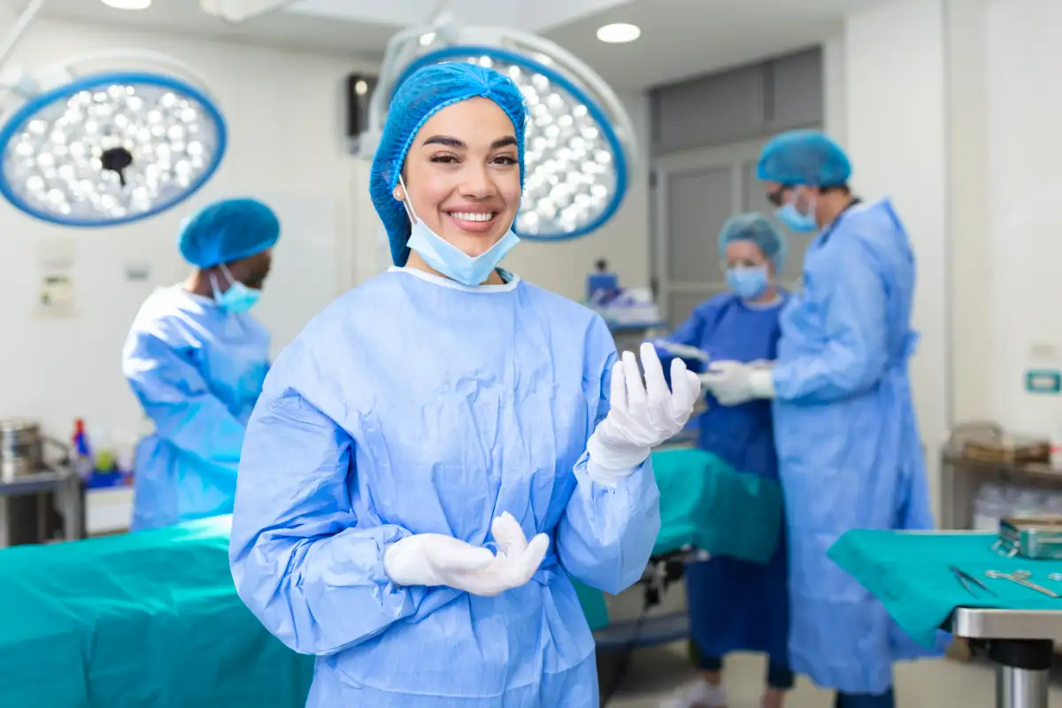 indu professionnel de santé en position de travail